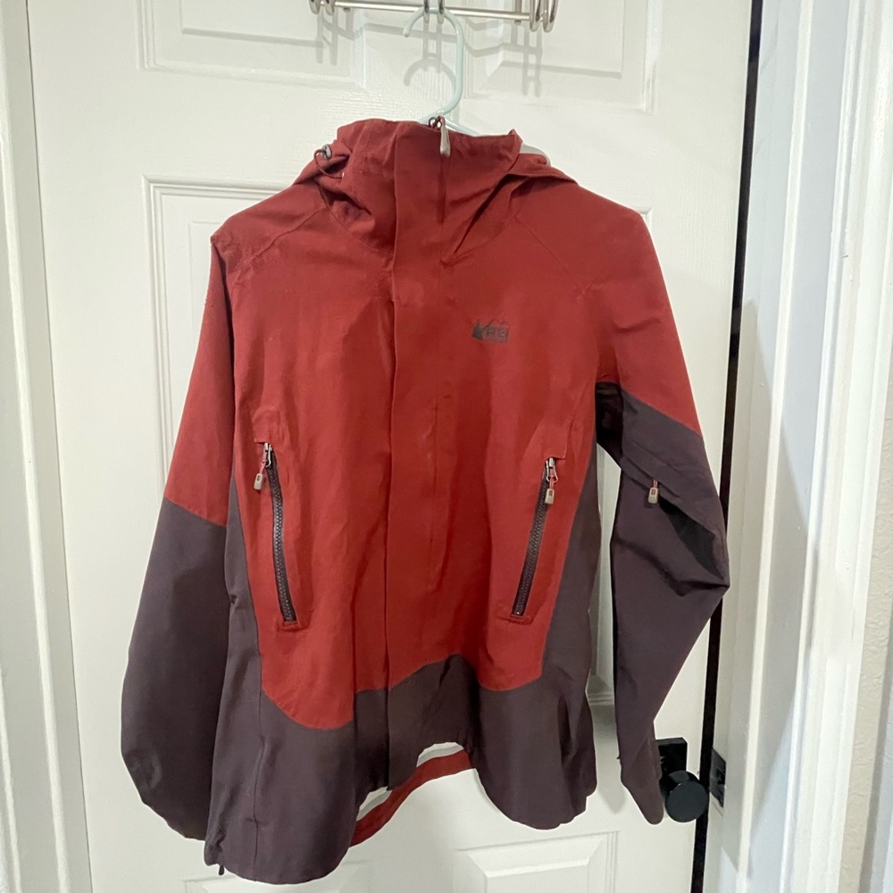 REI Two-Tone Red and Gray Jacket